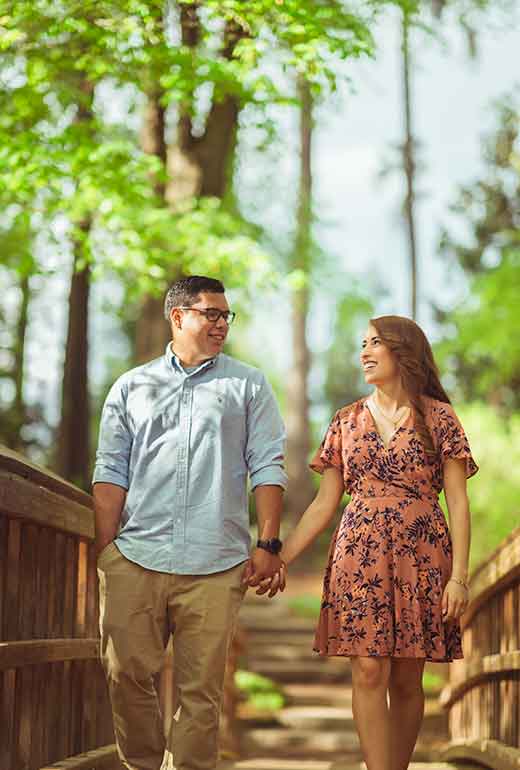 Duke Garden Summer Engagement