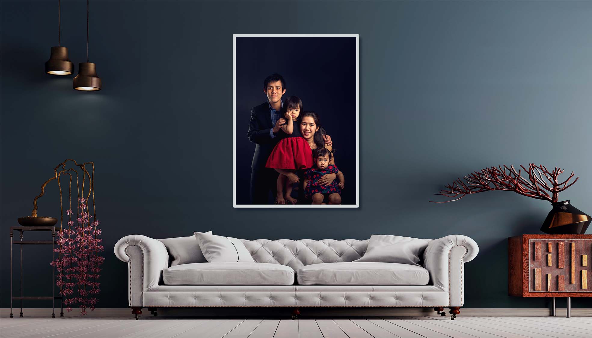 Family Portrait Hanging