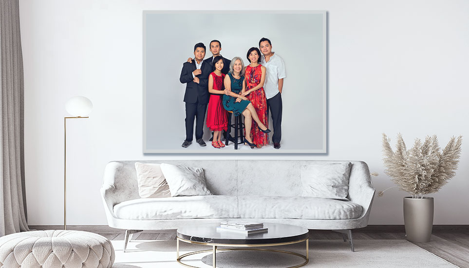 Family Portrait Hanging